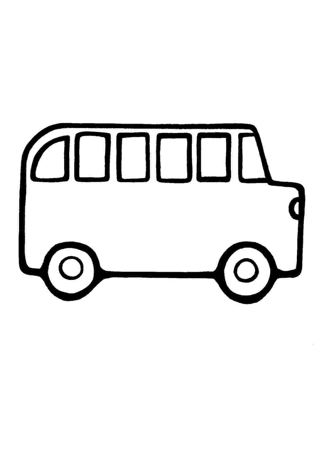 Раскраска Автобус