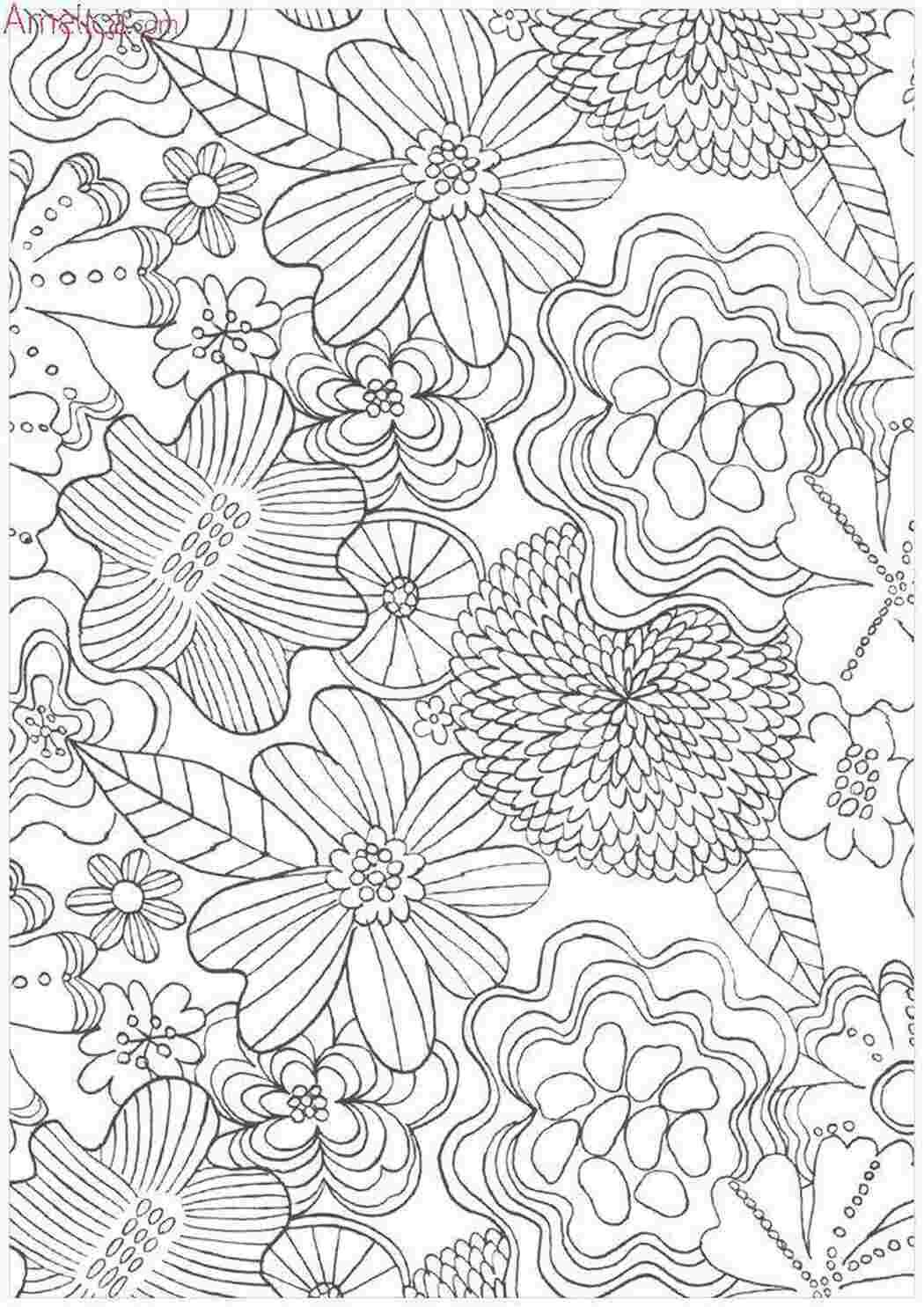 Раскраска Цветы