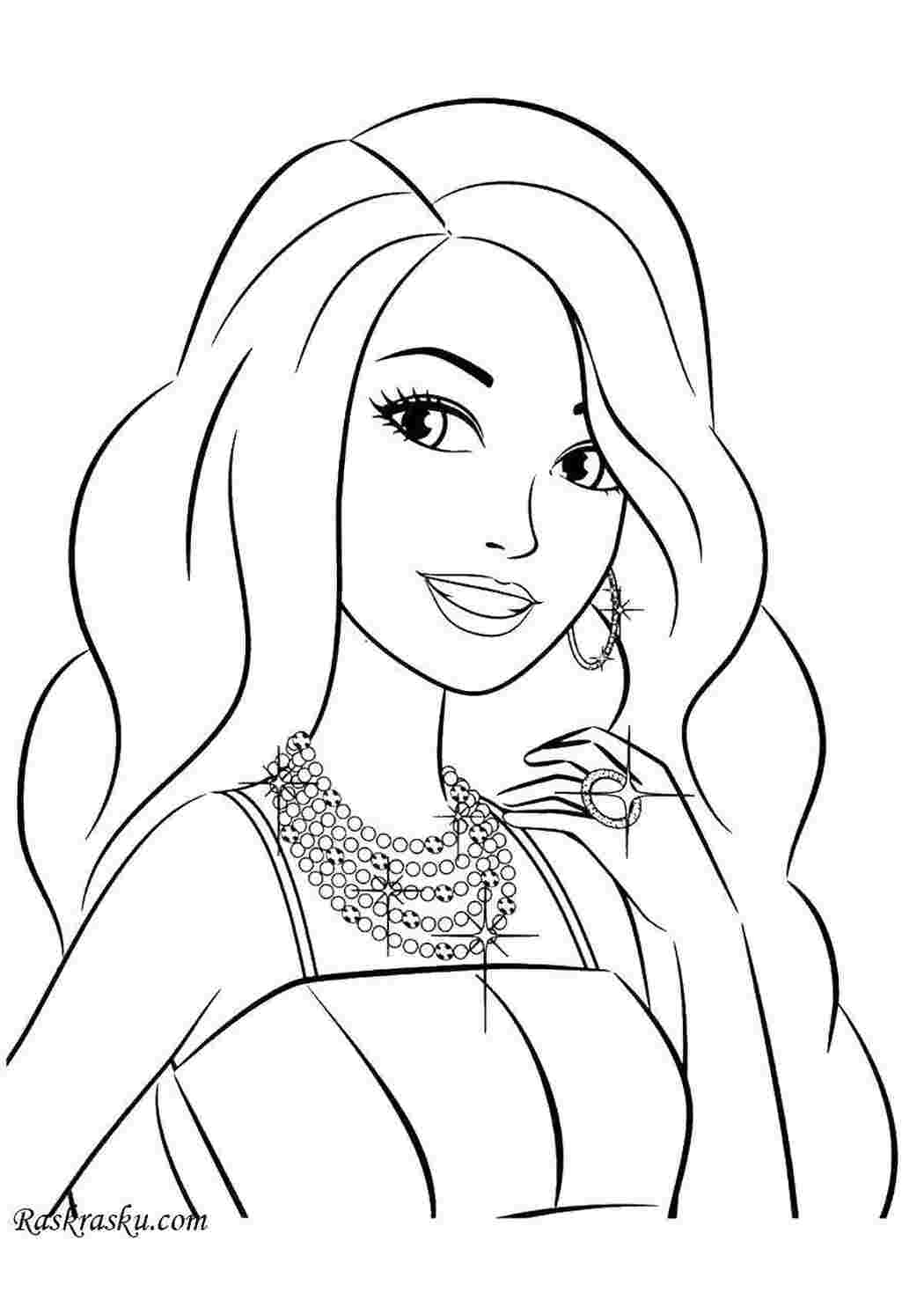 Раскраска Принцесса