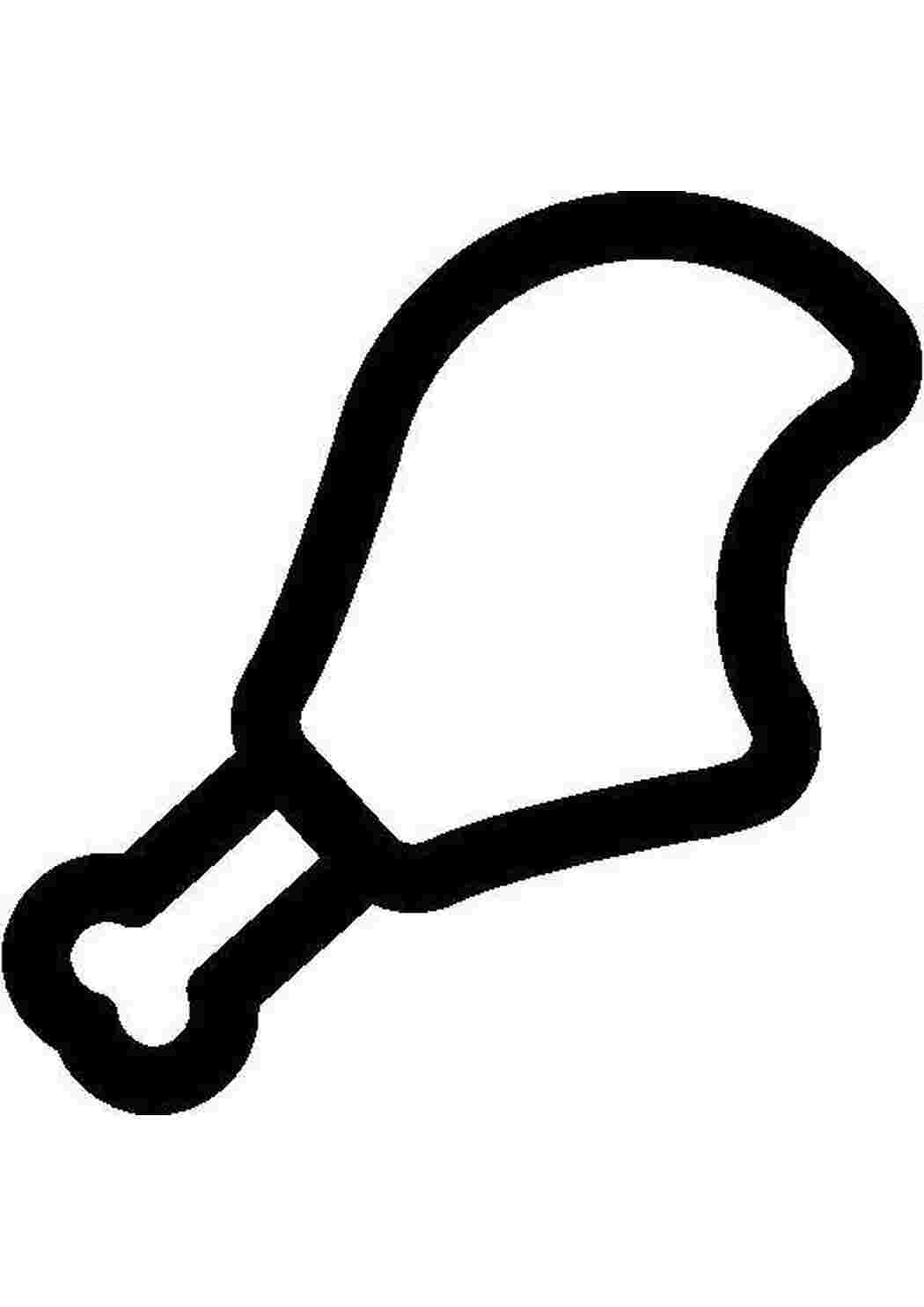 Раскраска Окорок