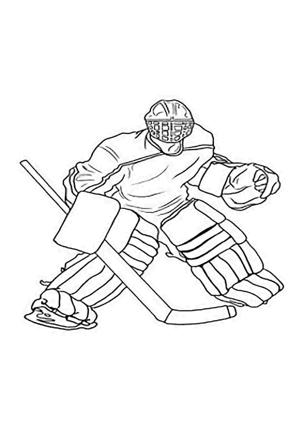 Хоккей рисунок