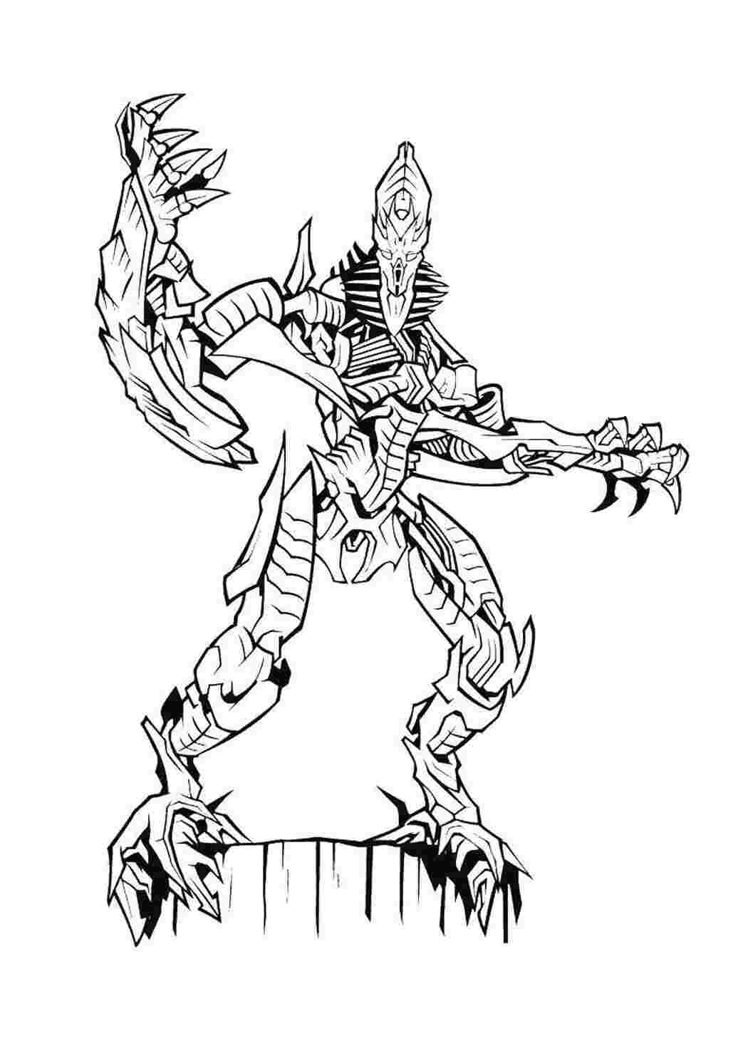 Раскраска Трансформер