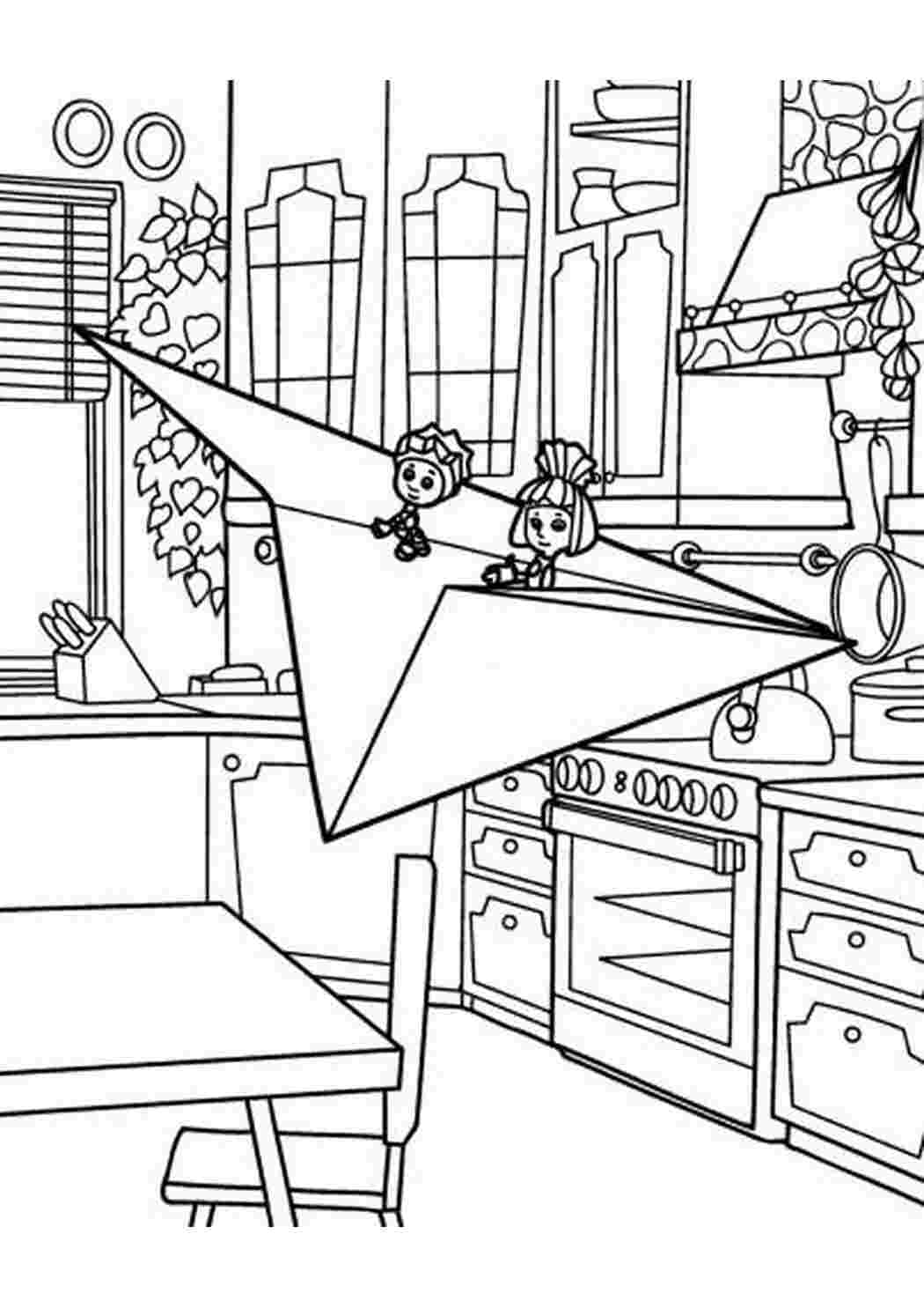 Раскраска Раскраски фиксики9