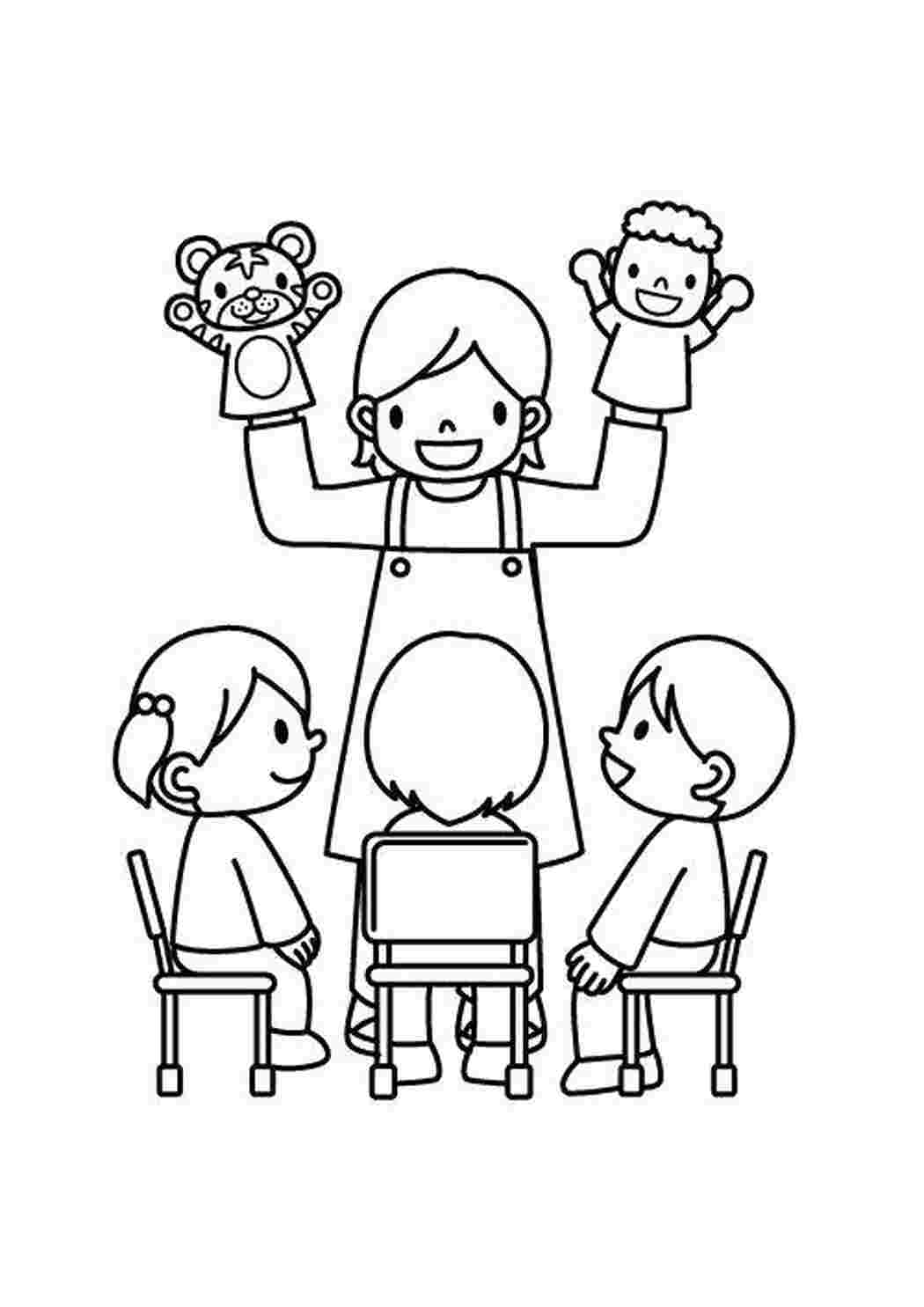 Раскраска Кукловод