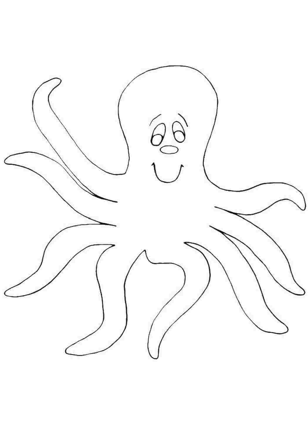 Раскраска Осьминог