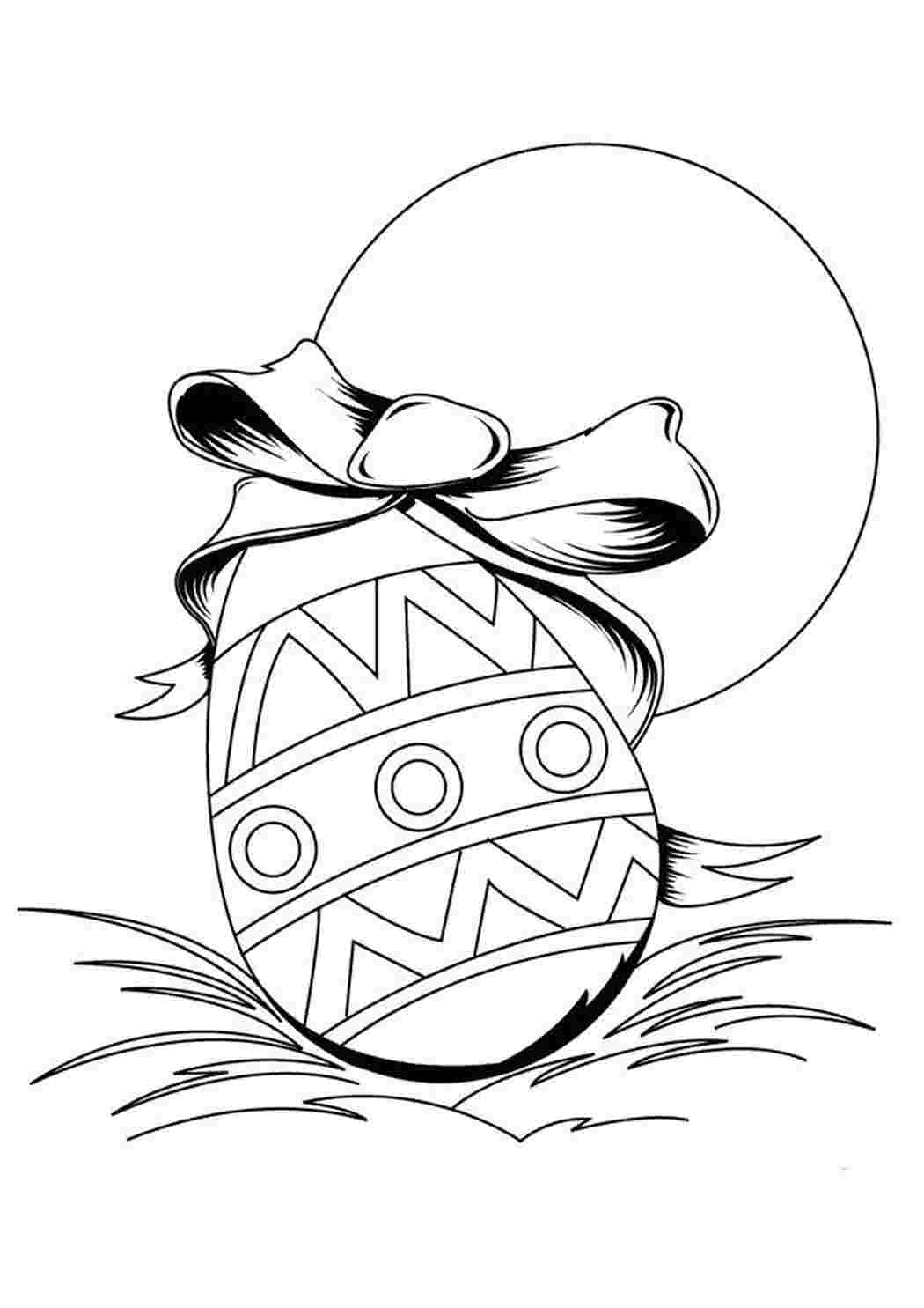 Раскраска Красивое яичко