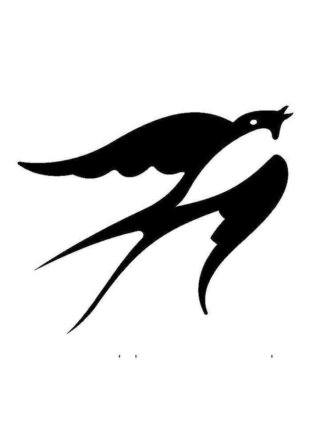 Раскраска Ласточка