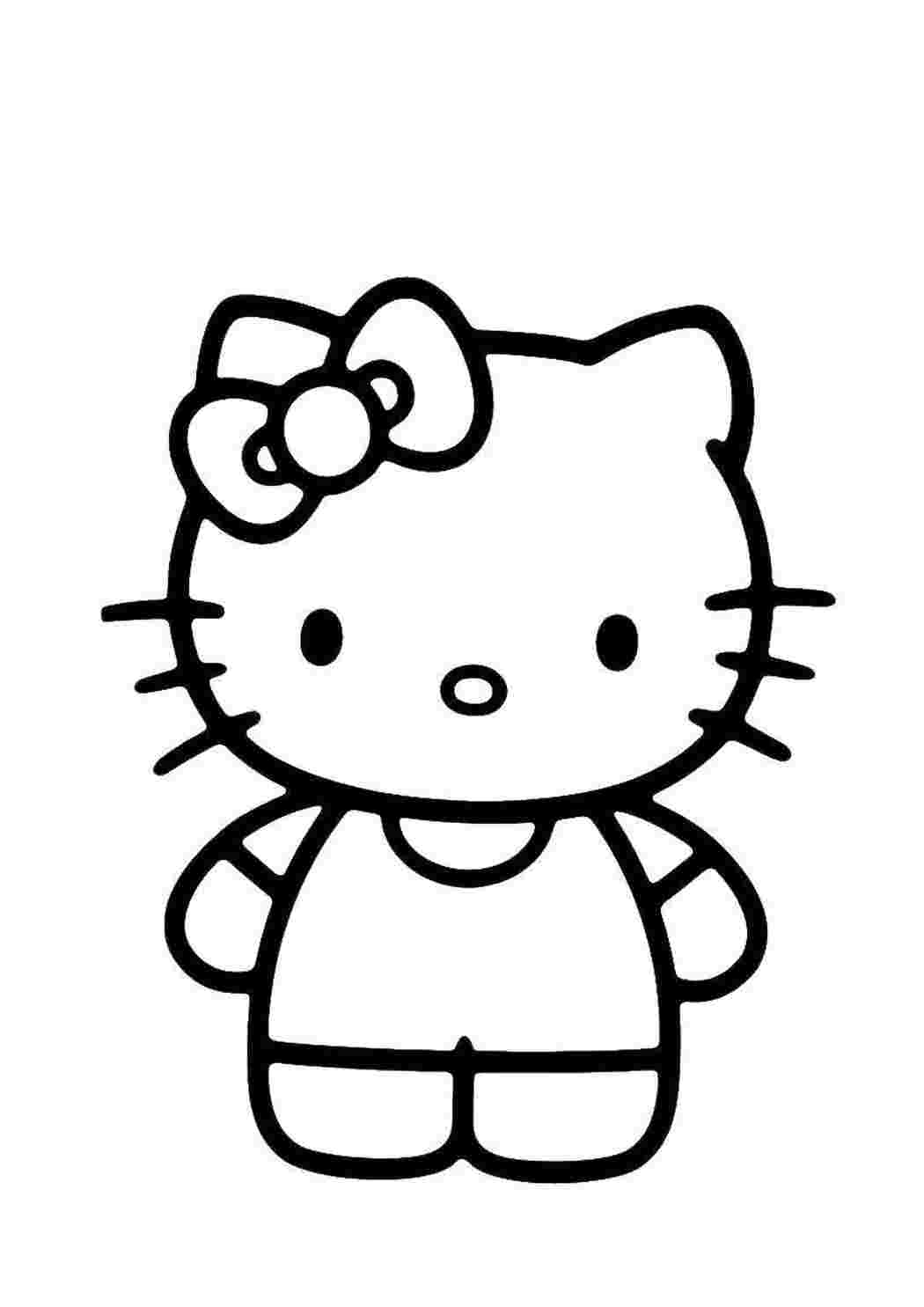 Раскраска Китти