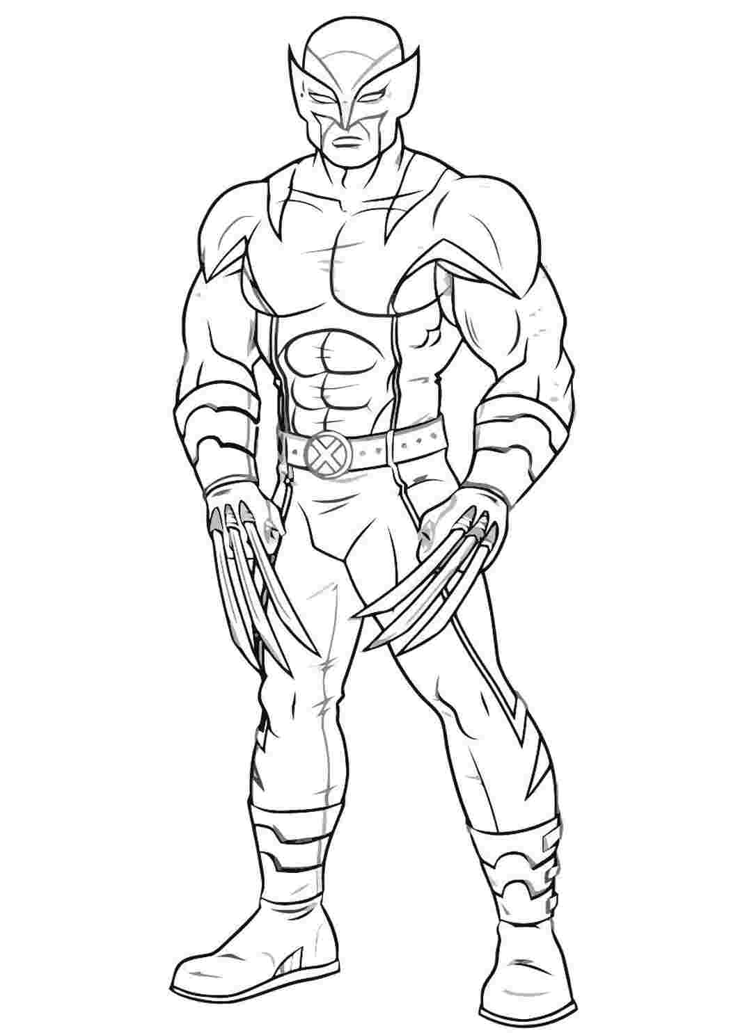 Раскраска Логан