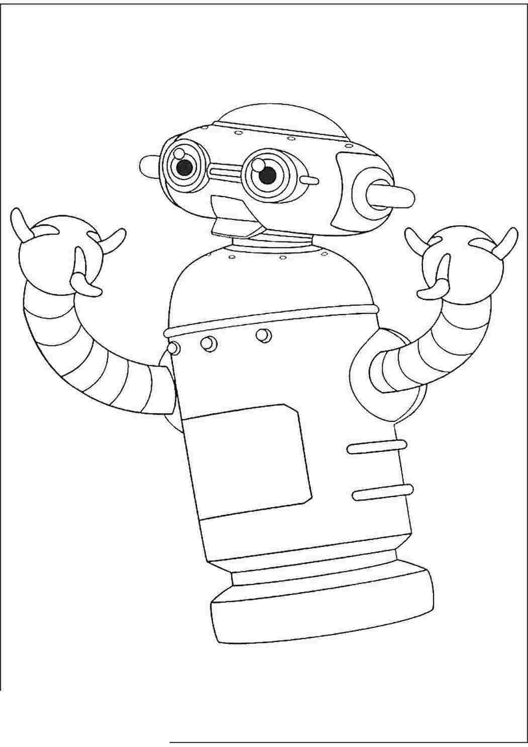 Раскраска Робот