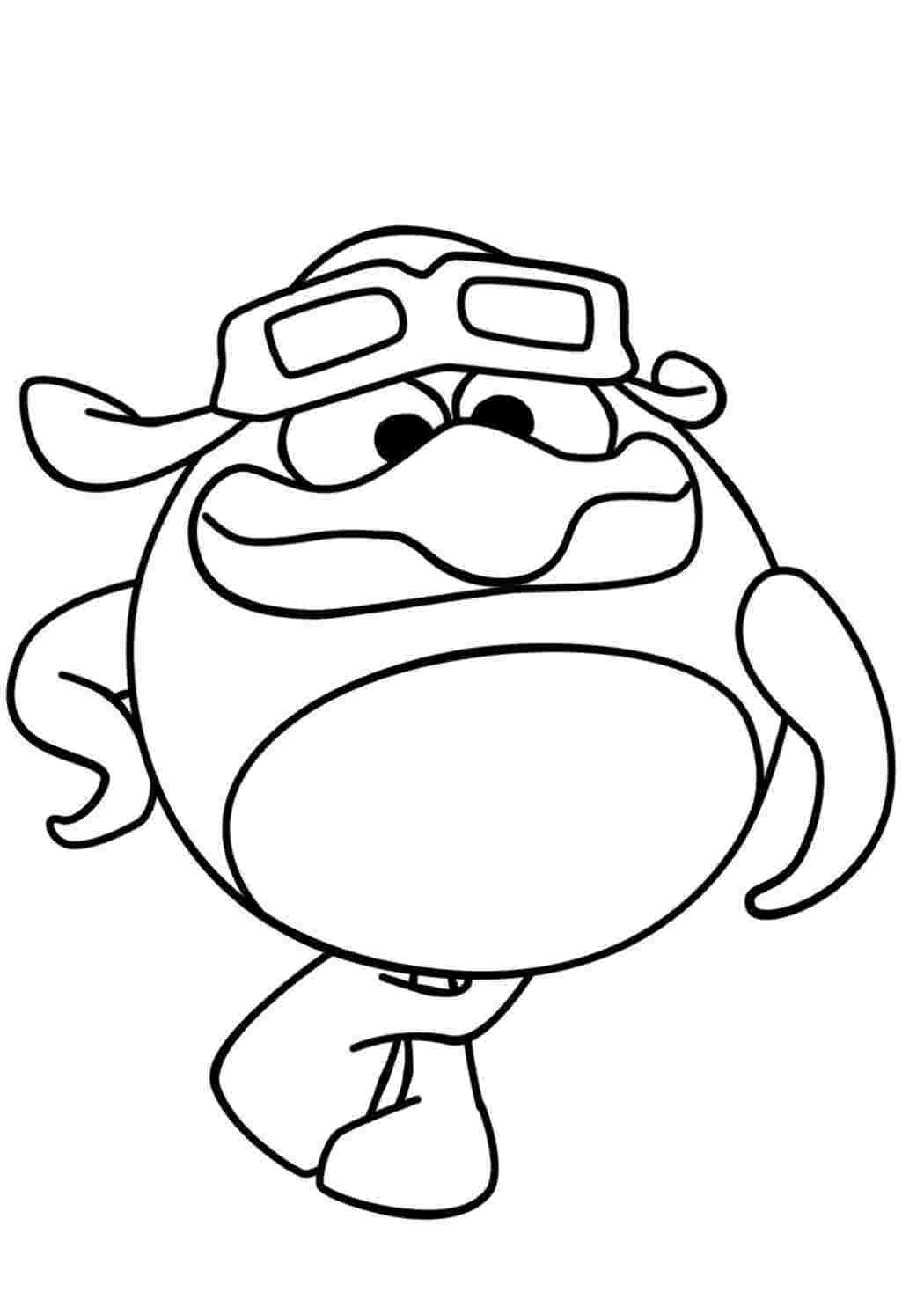 Раскраска Качественные раскраски всех героев из мультфильма про смешариков