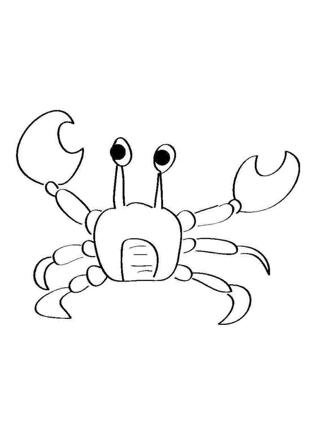 Раскраска Краб