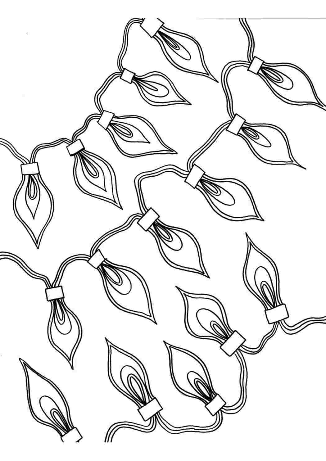 Раскраска новогодняя раскраска