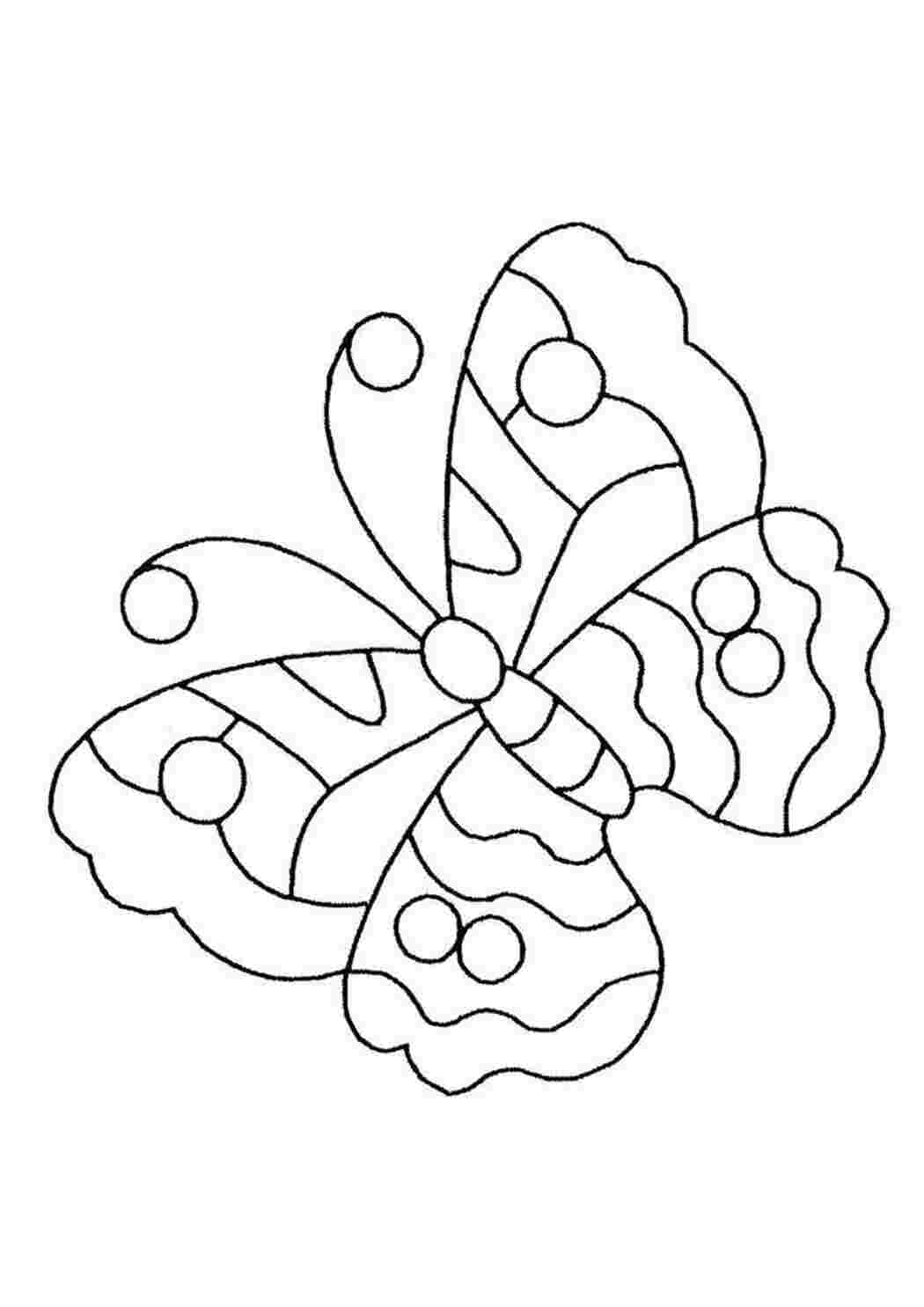 Раскраска Бабочка