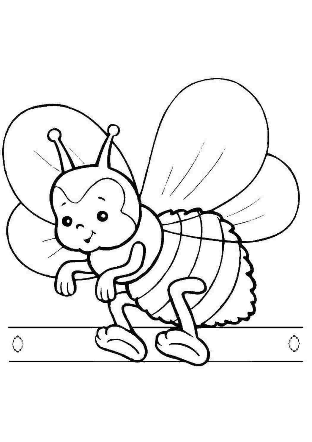 Раскраска Пчела