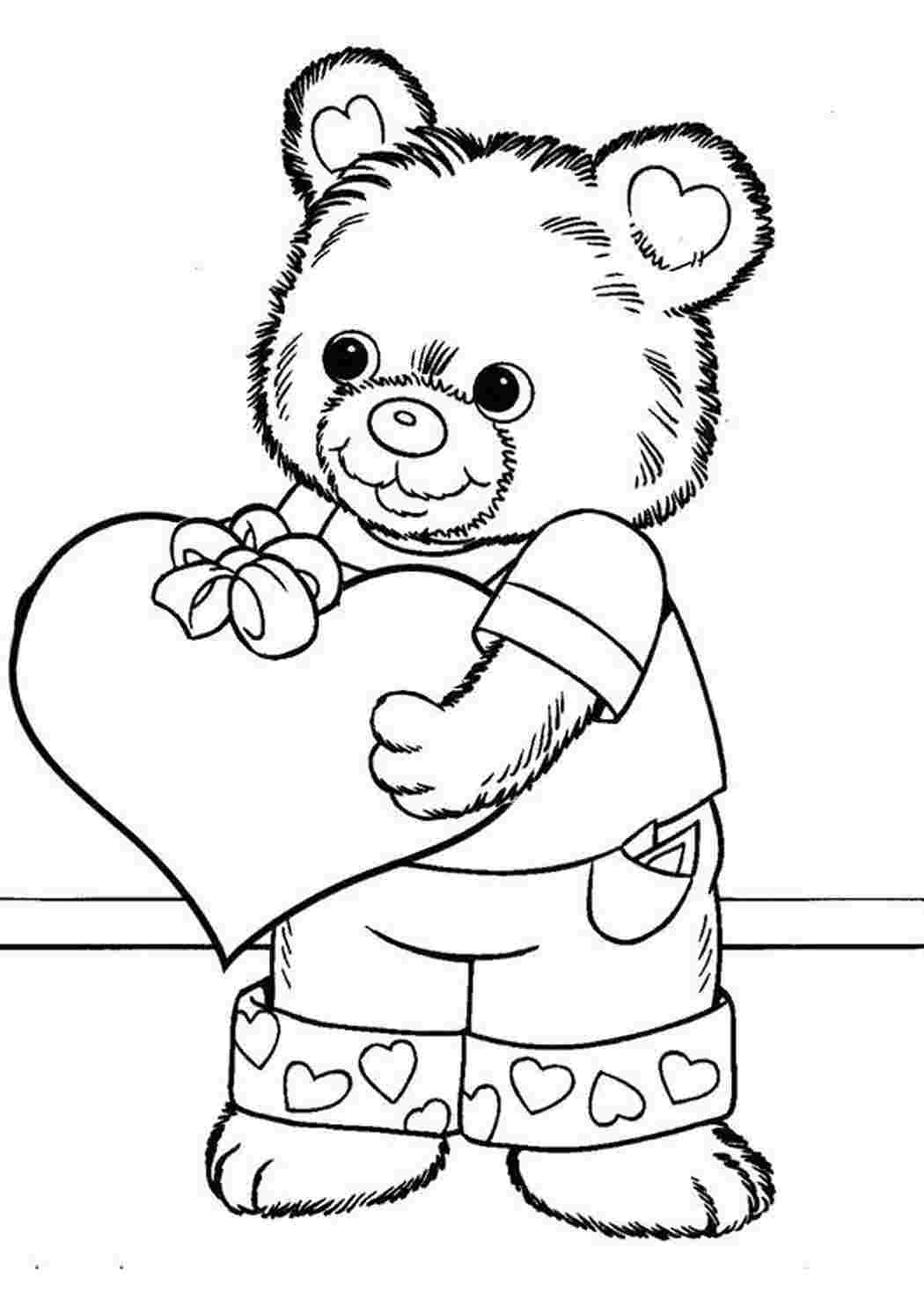 Раскраска Раскраски ко дню святого Валентина