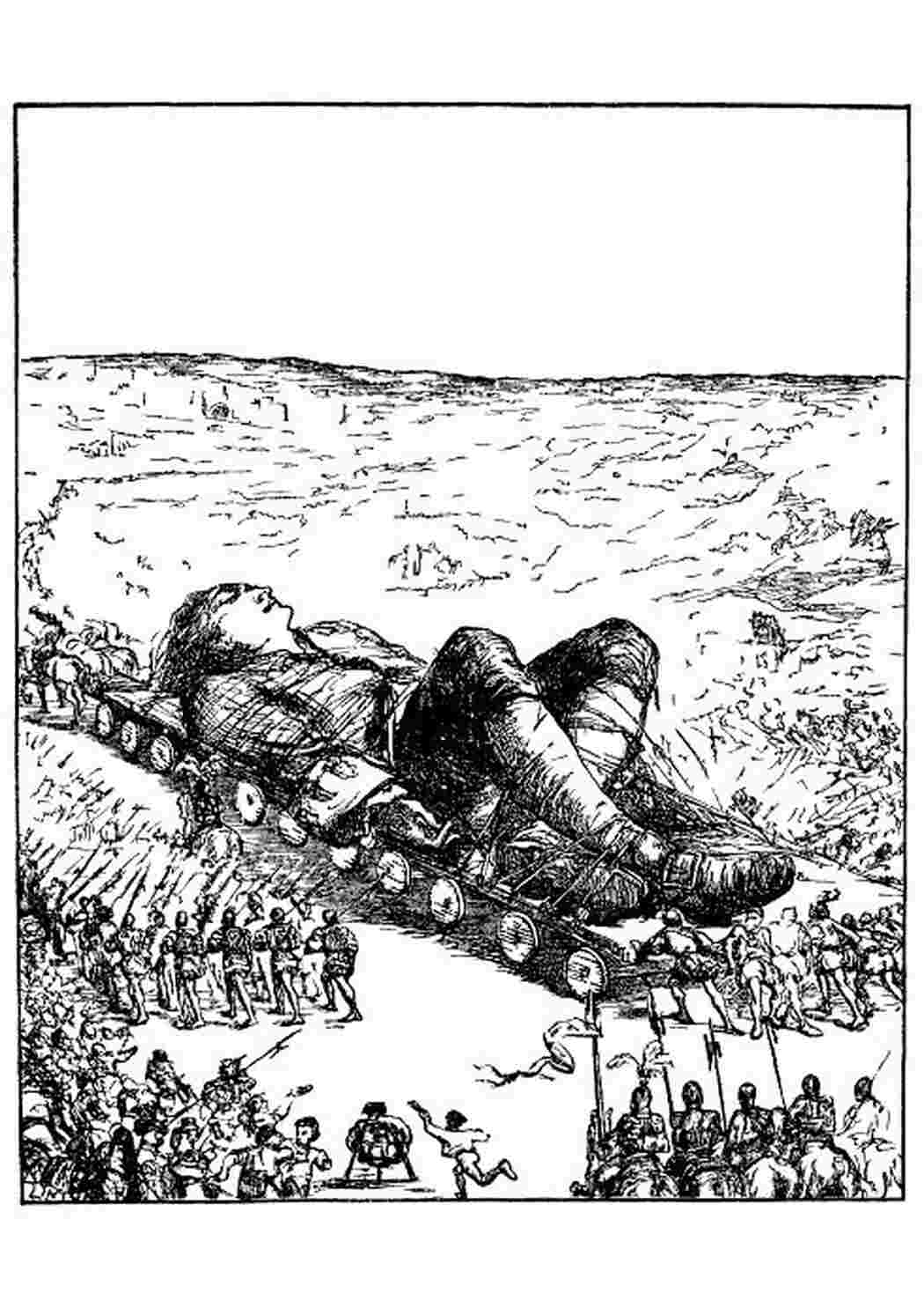 Раскраска Сказки Сказки Свифта 