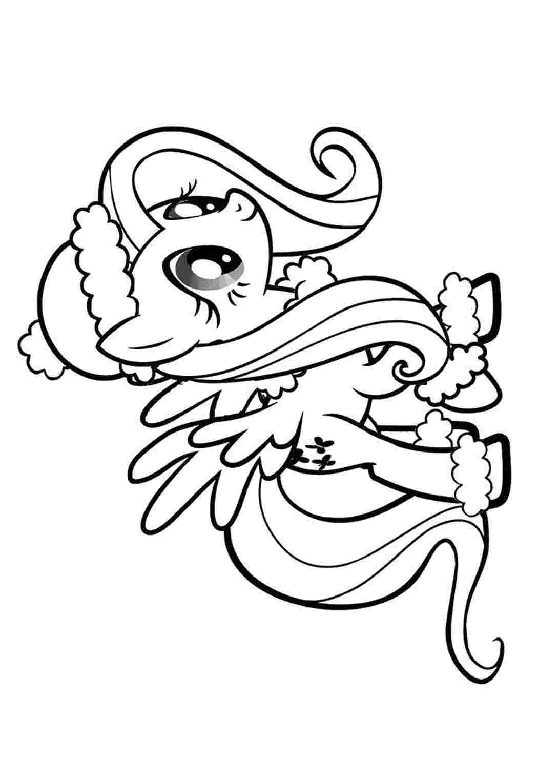 Раскраска пони