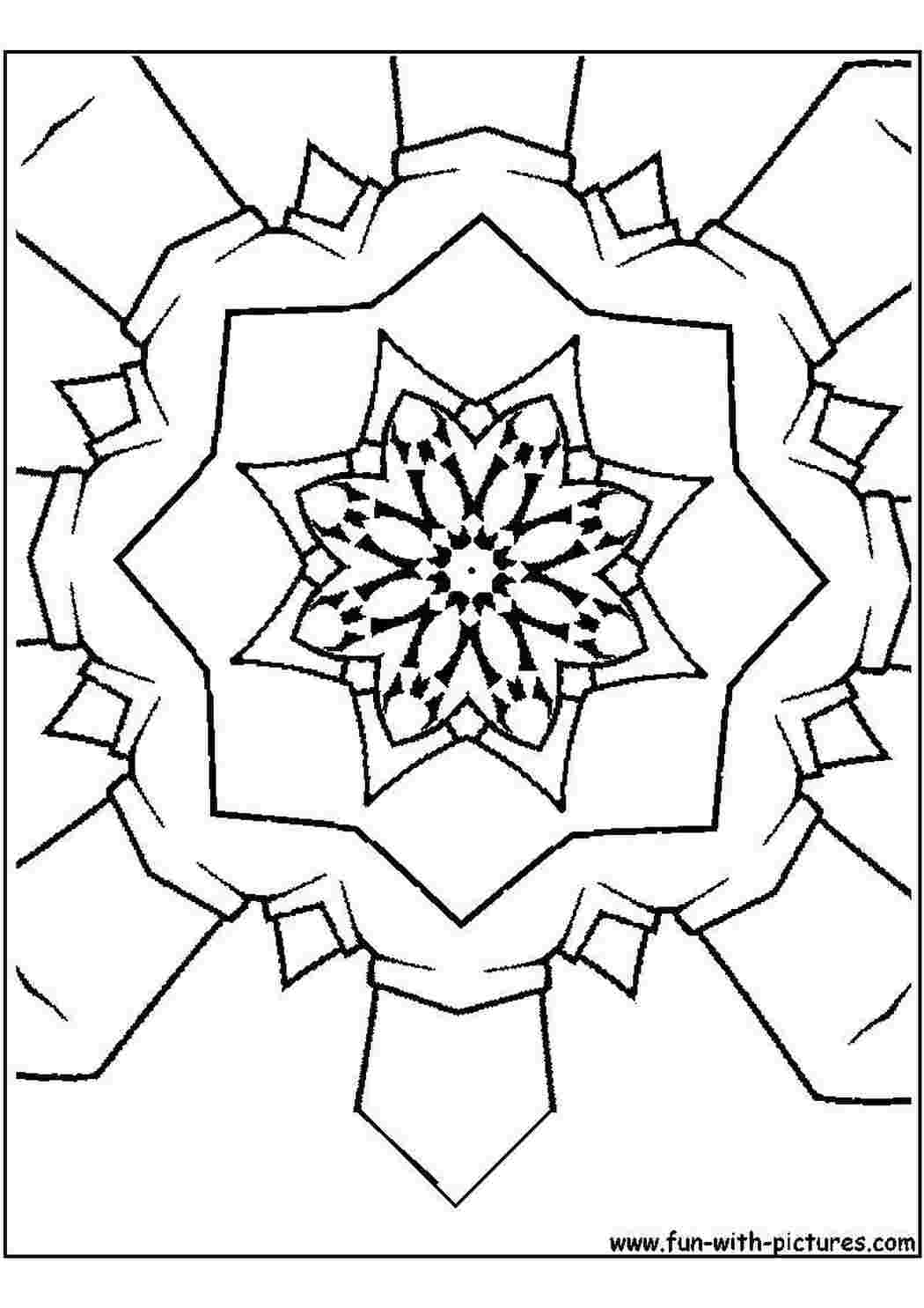 Раскраска Колейдоскоп