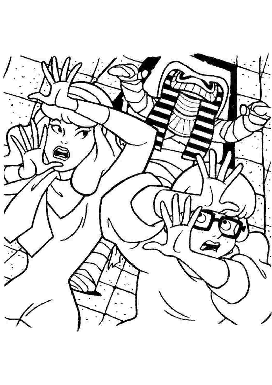 Раскраска Мумия