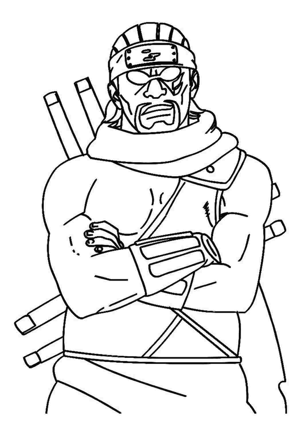 Раскраска Манга