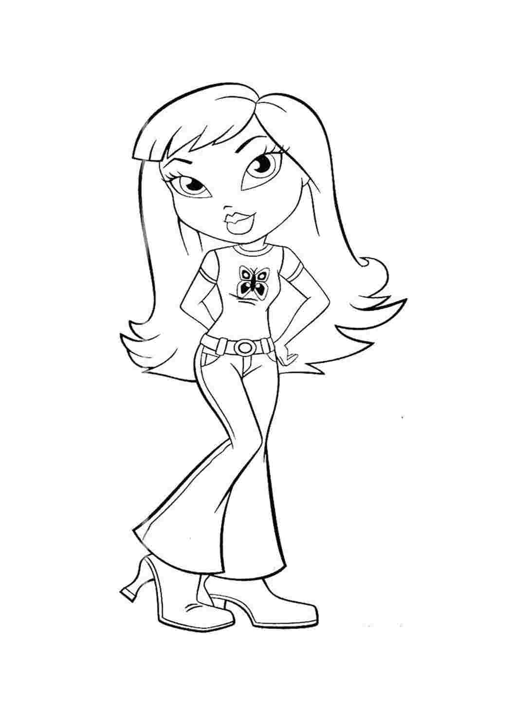 Раскраска  Меган