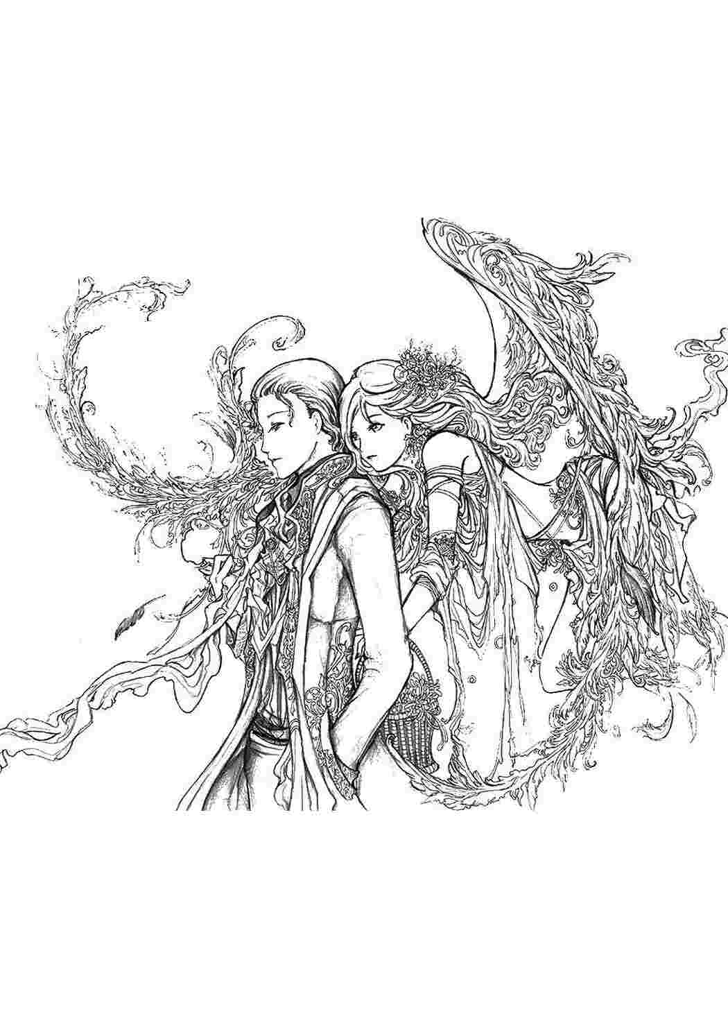 Раскраска Фэнтези