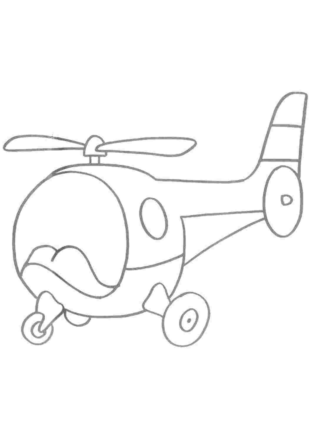 Раскраска Вертолёт