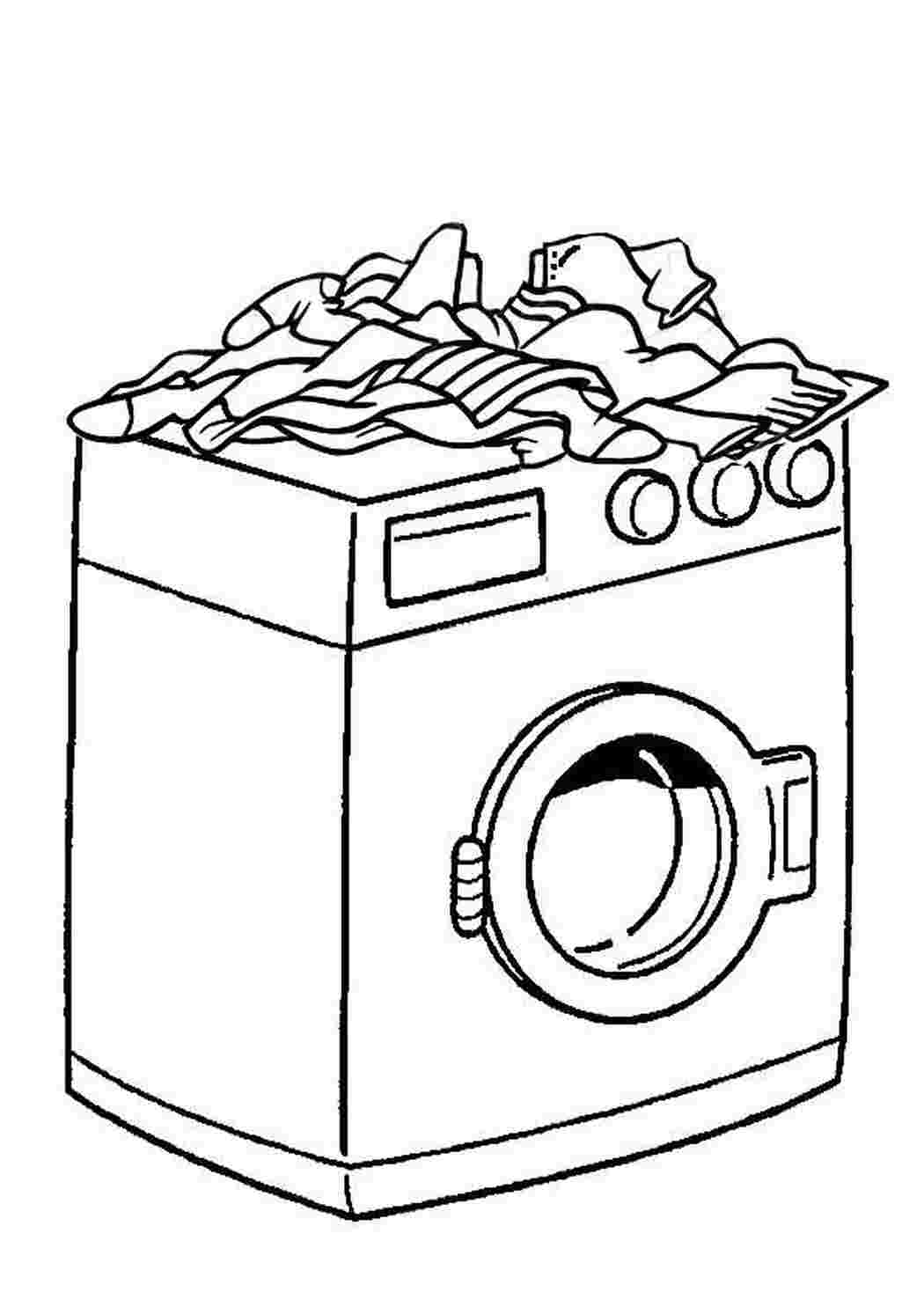 Раскраска Раскраски бытовой техники 
