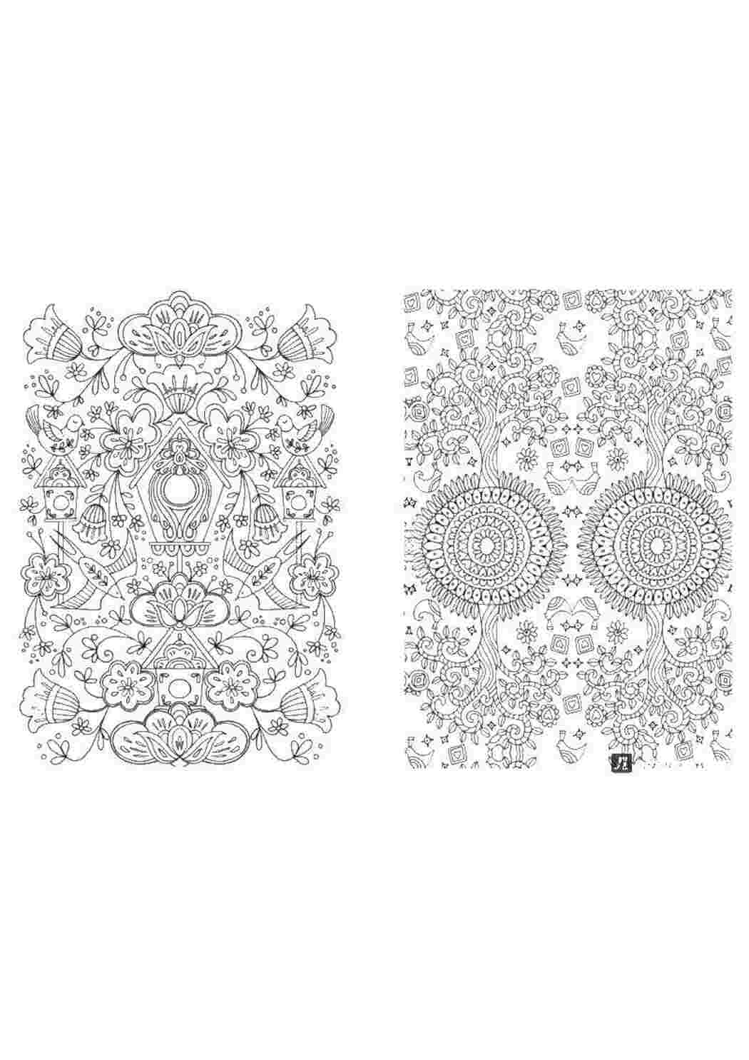 Раскраска Узоры