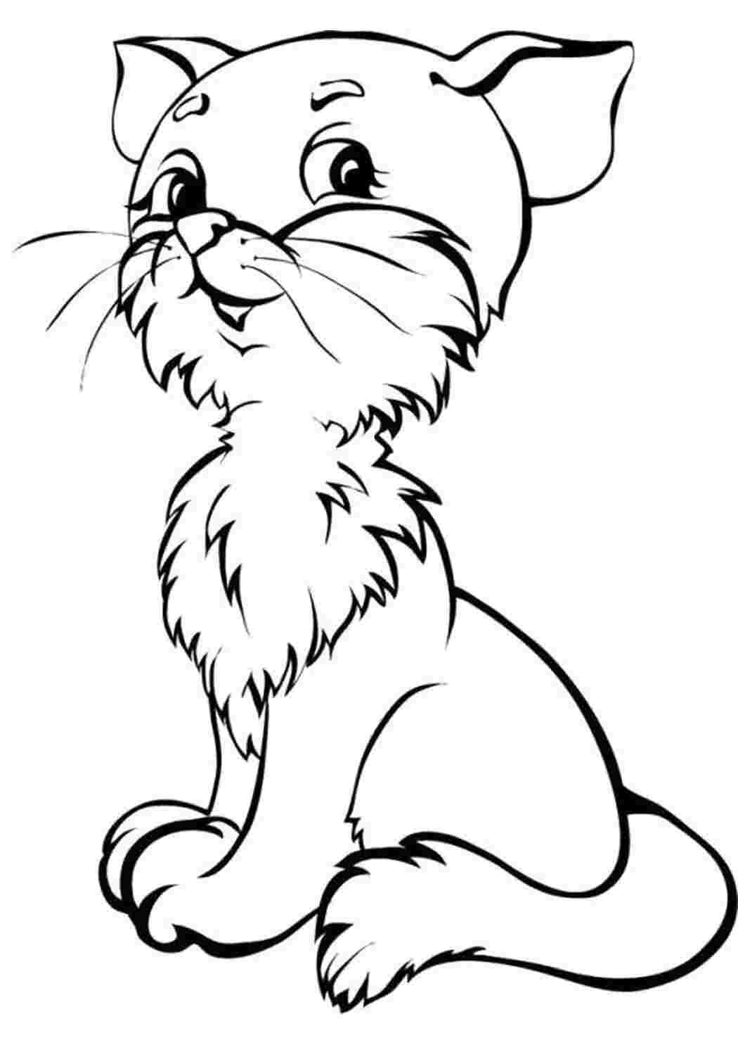 Раскраска Кисонька