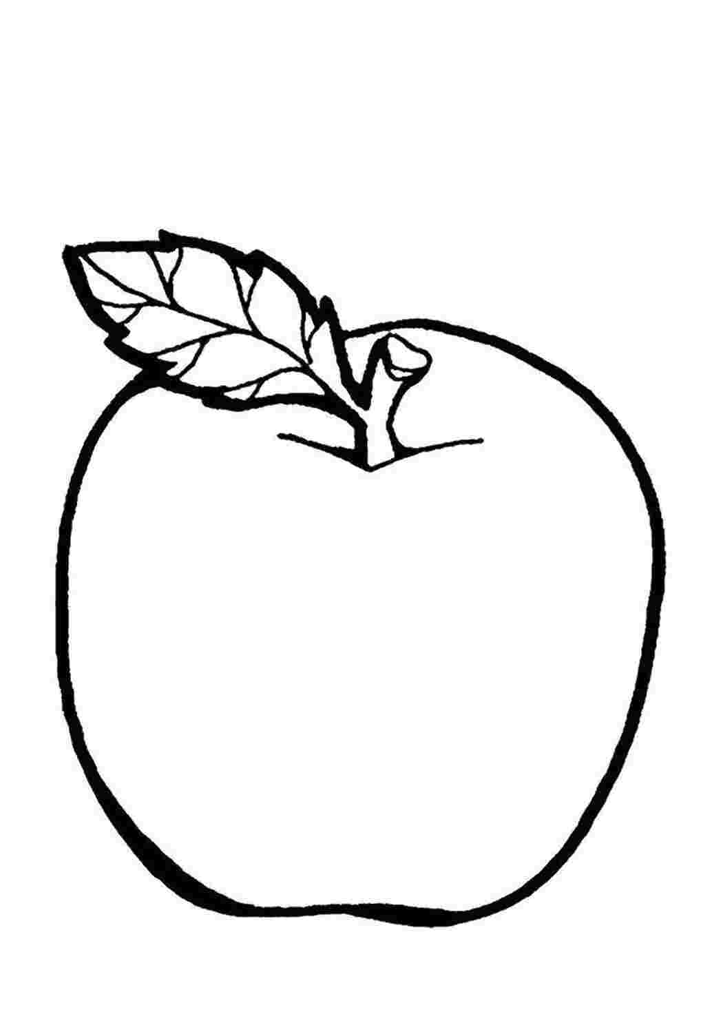 Раскраска Яблоко