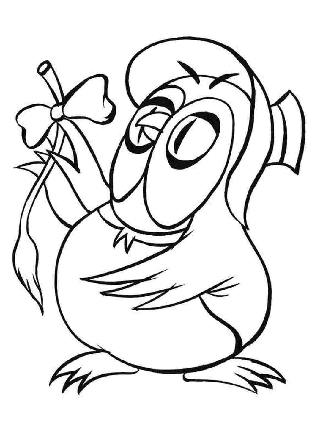 Раскраска Сова