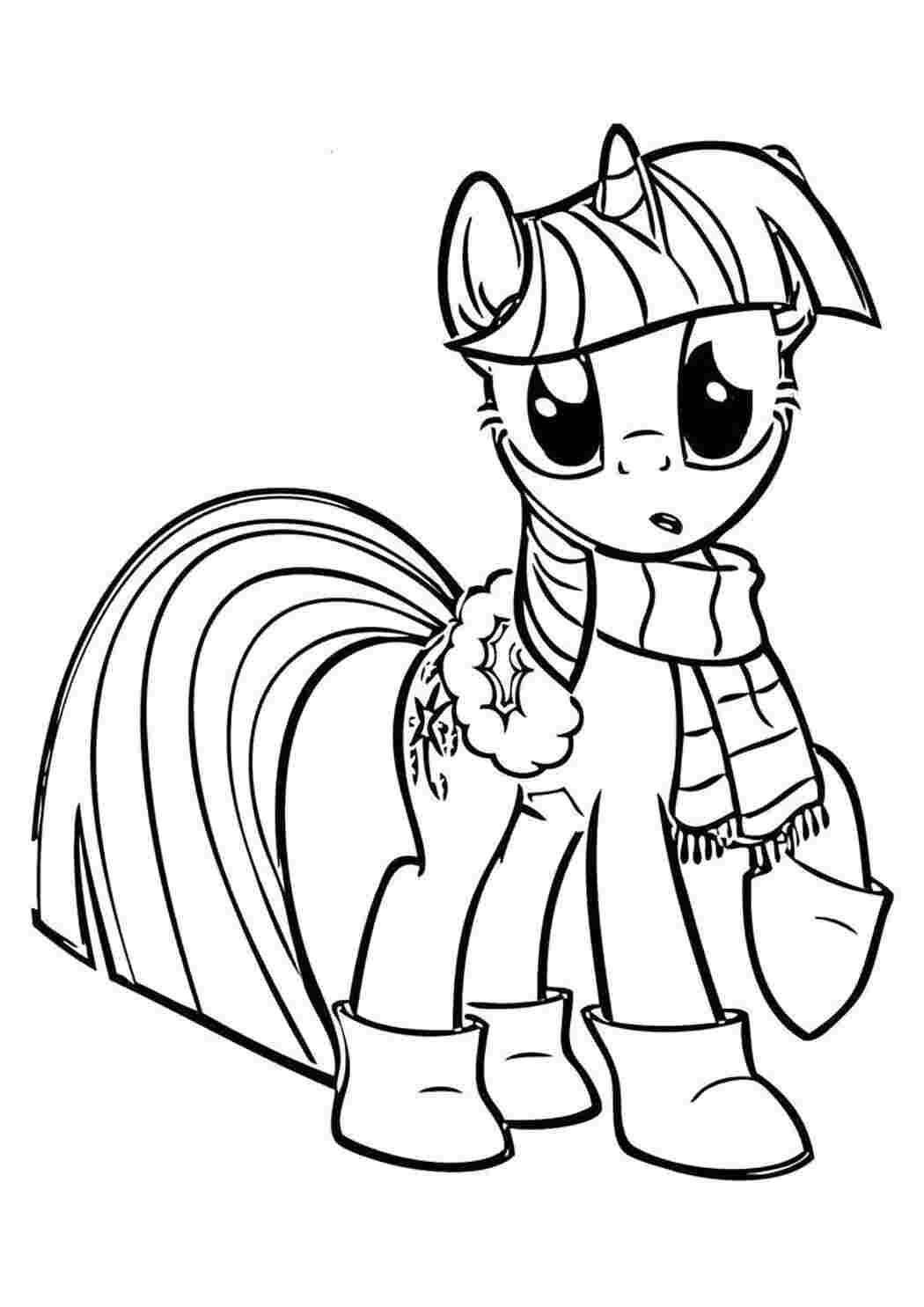 Раскраска моя пони