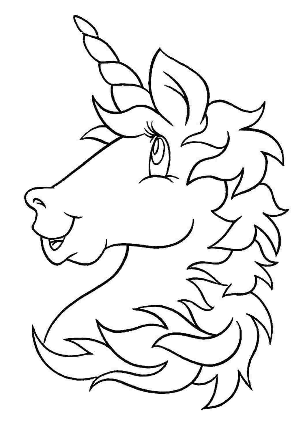 Раскраска Единорог