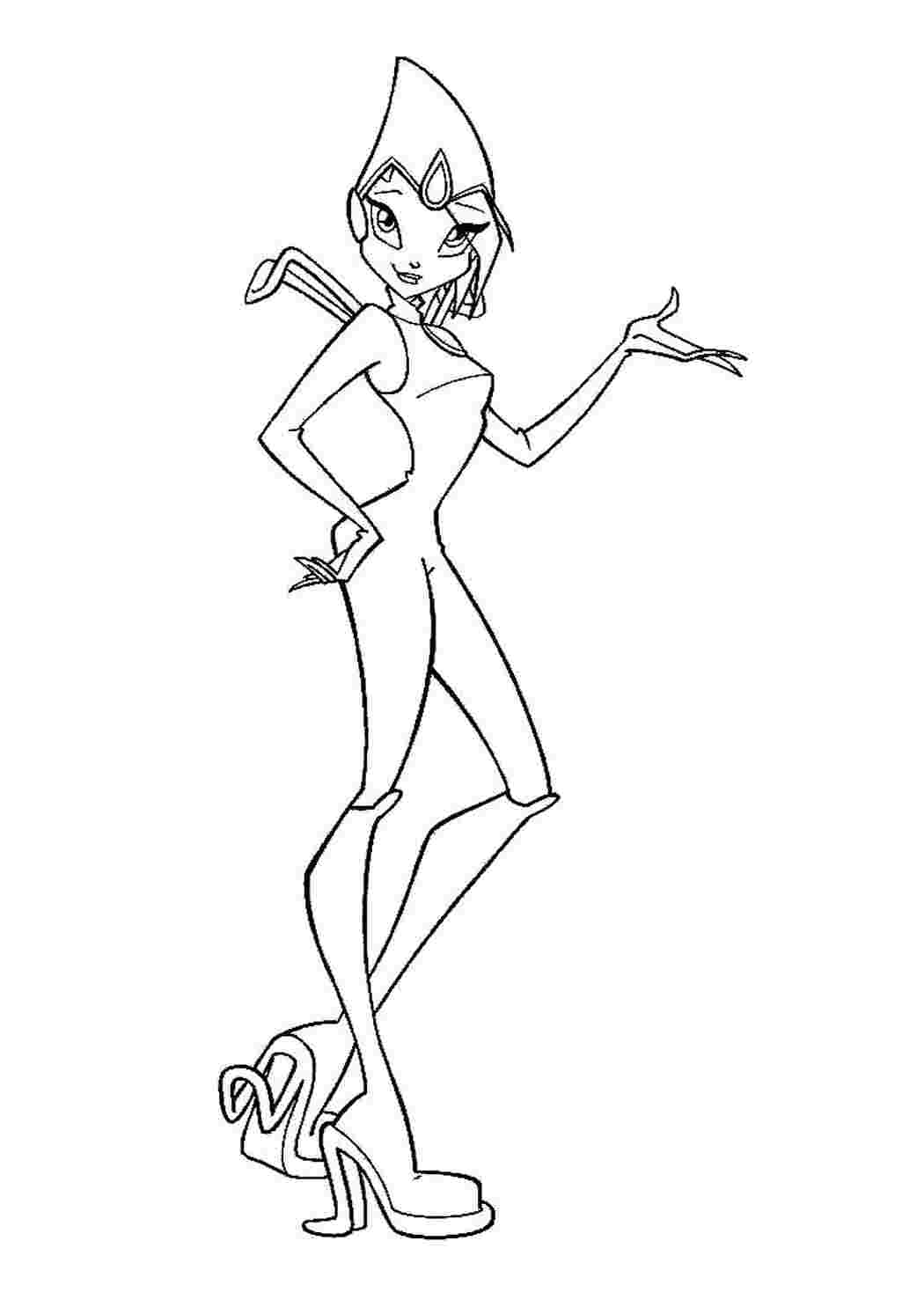 Раскраска Техна