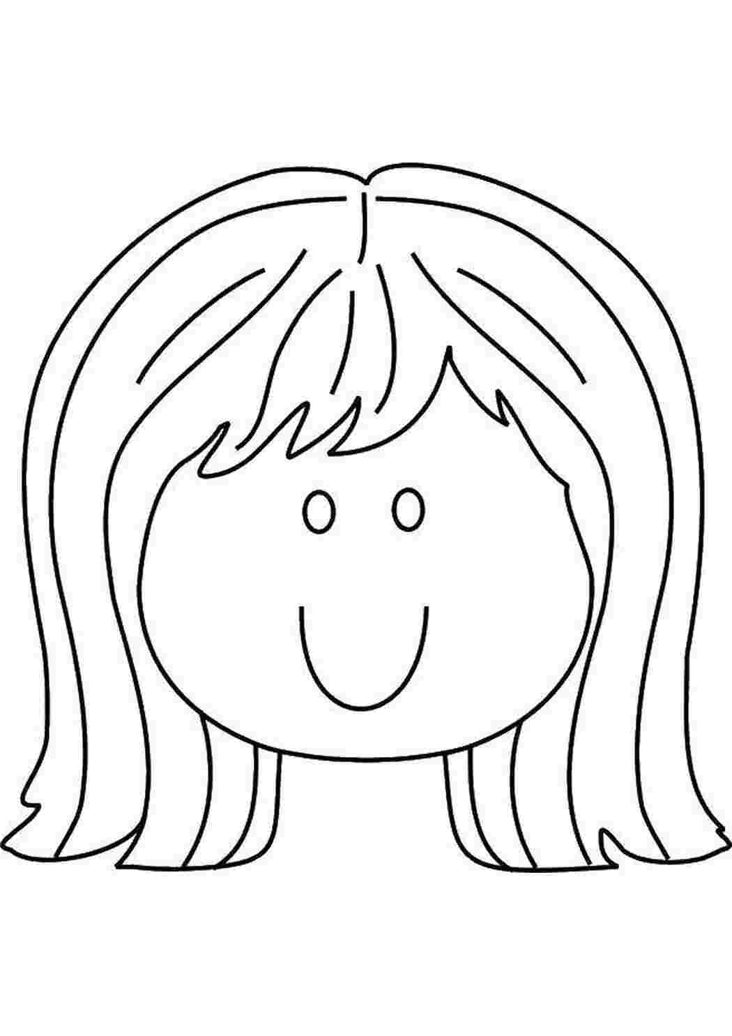 Раскраска Улыбчивое лицо