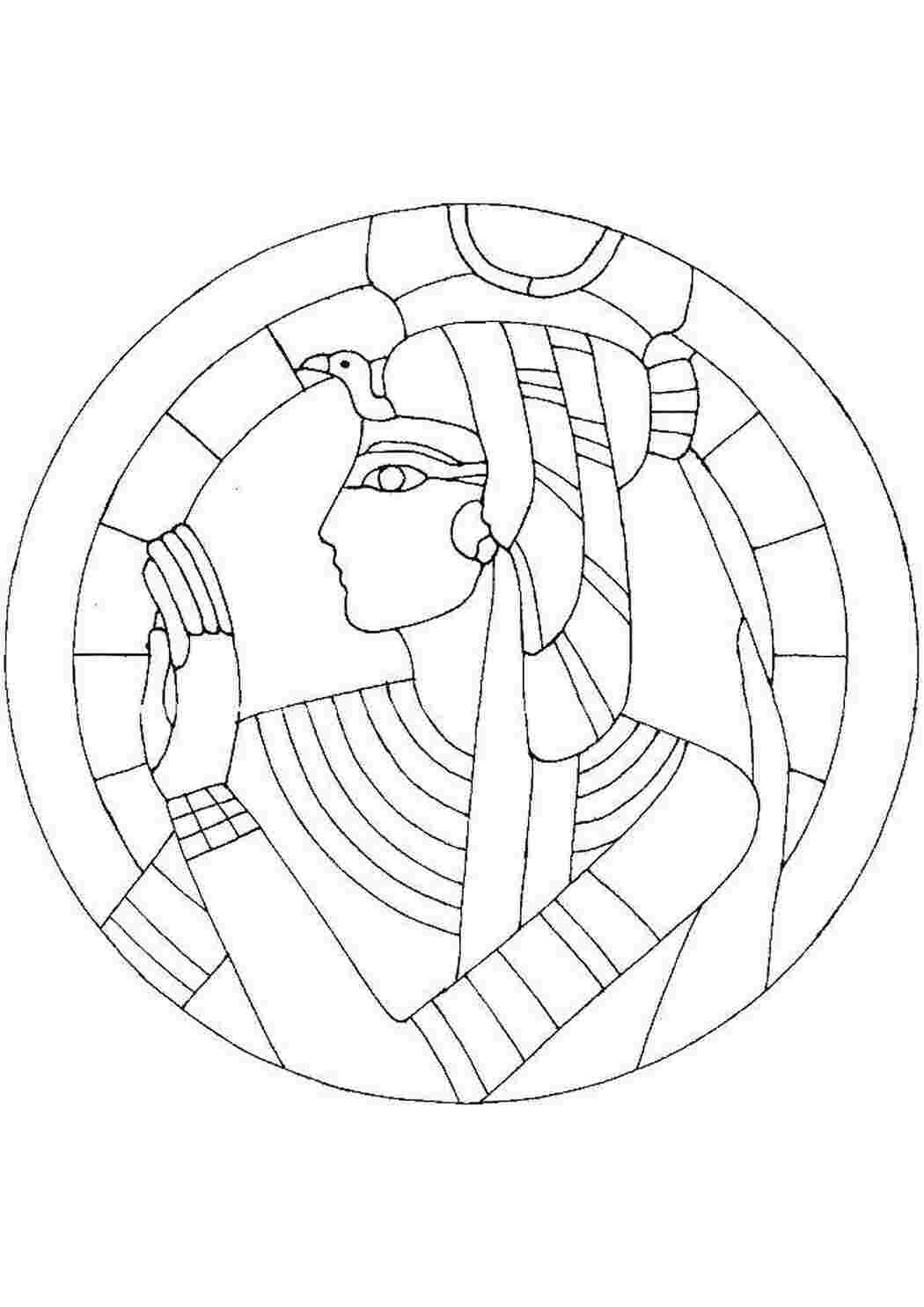 Раскраска Фараон