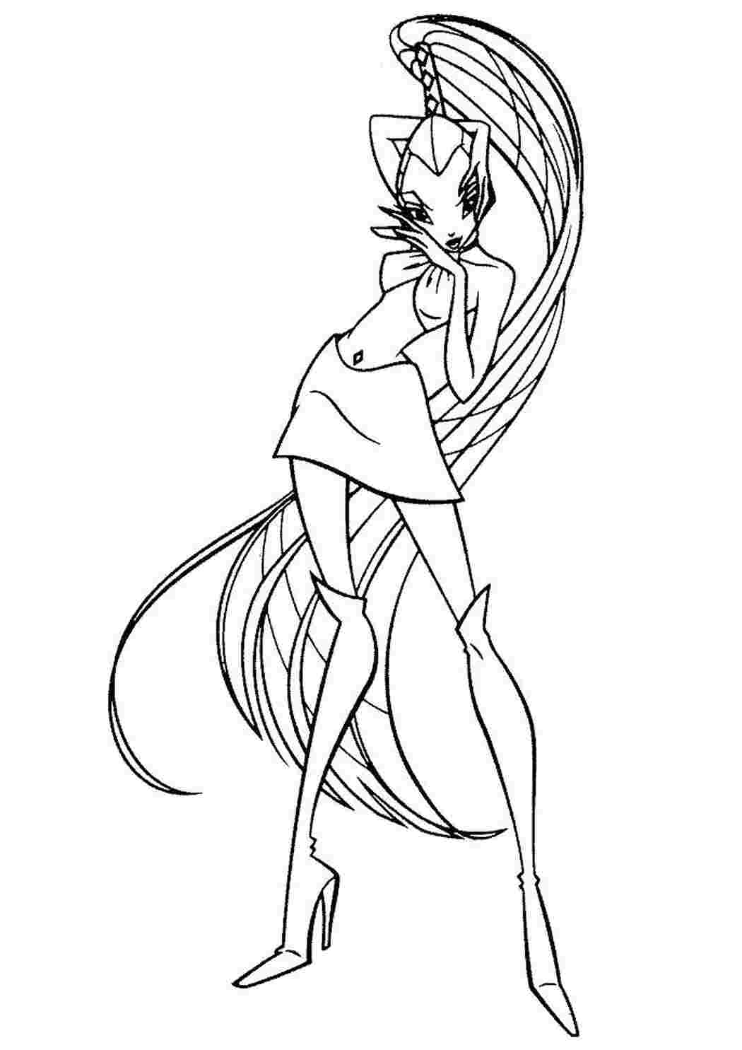 Раскраска Трикс