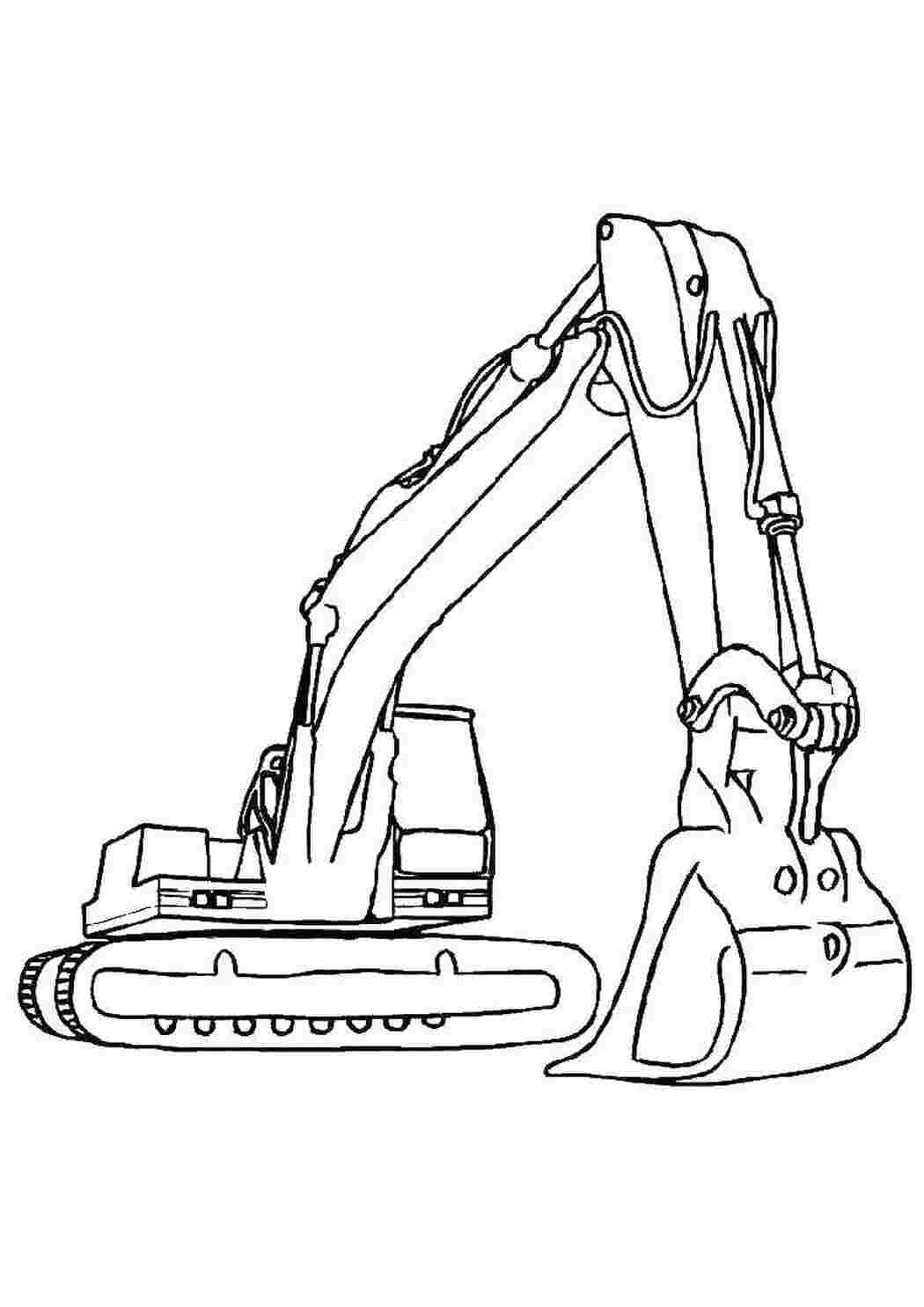 Раскраска Трактор