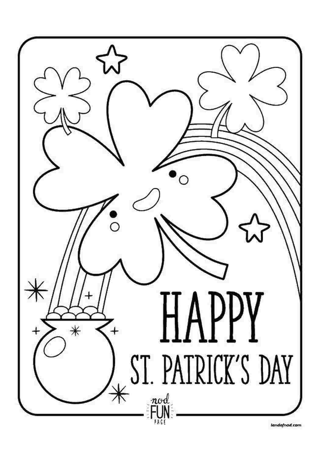 Раскраска Счастливого дня святого патрика!!!