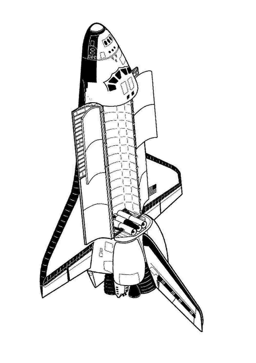 Space shuttle рисунок