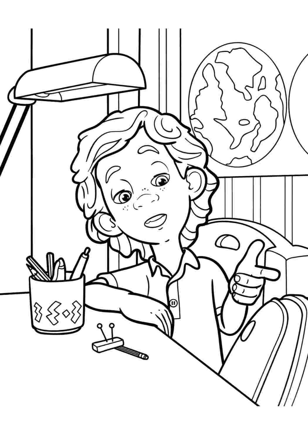 Раскраска Поучительные раскраски про фиксиков