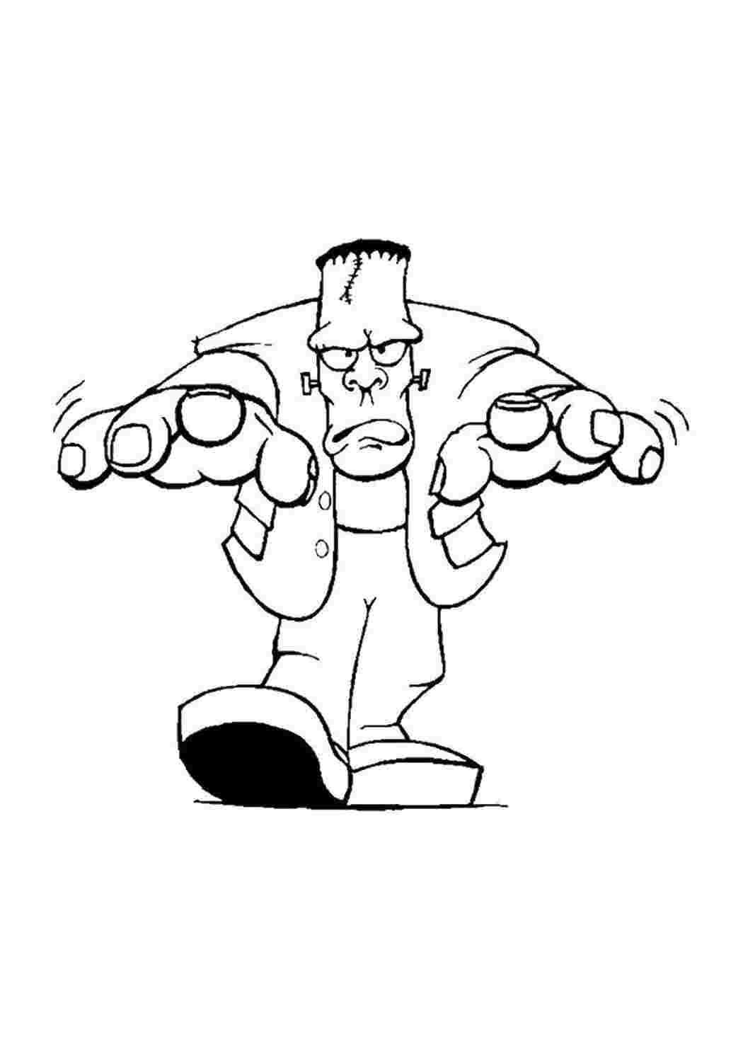 Раскраска Франкенштейн