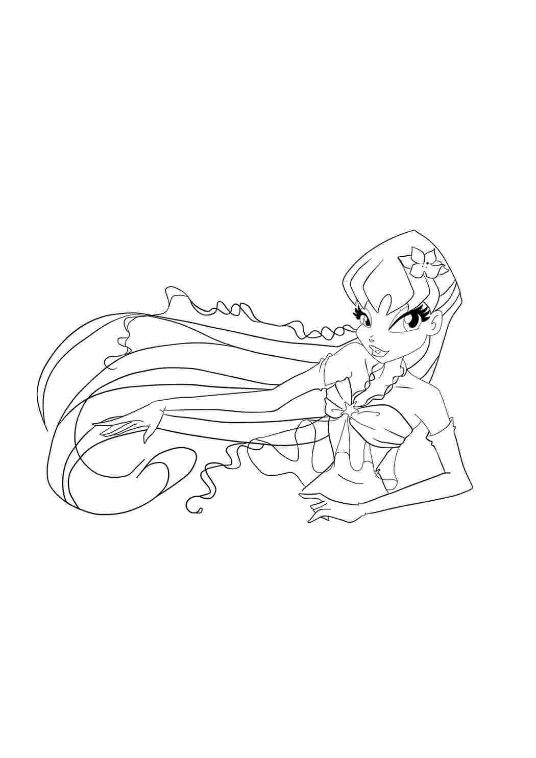 Раскраска Великолепная Винкс