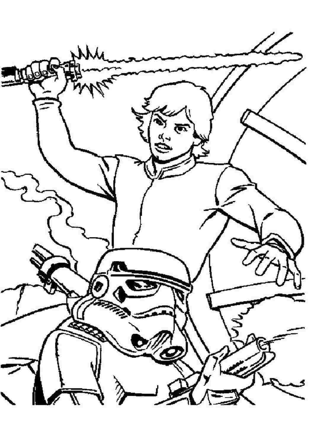 Раскраска Звездные войны