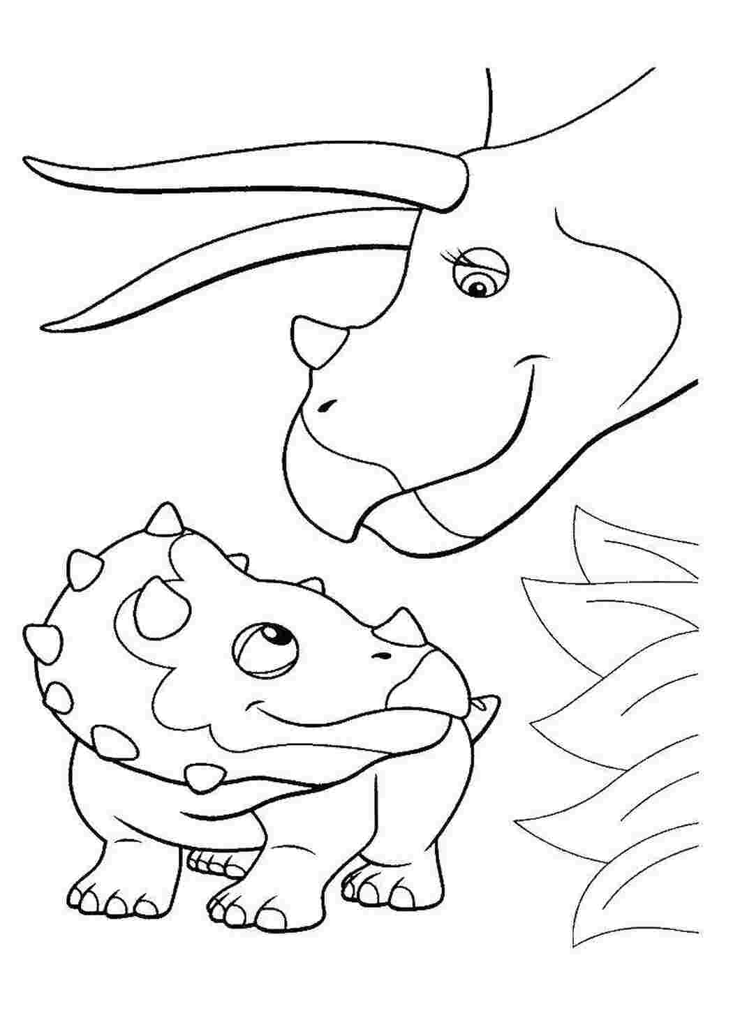 Раскраска Динозавры