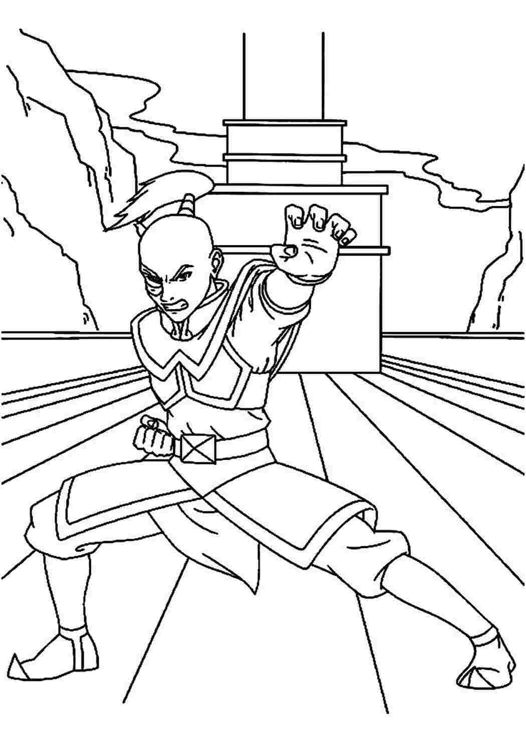 Раскраска Зуко