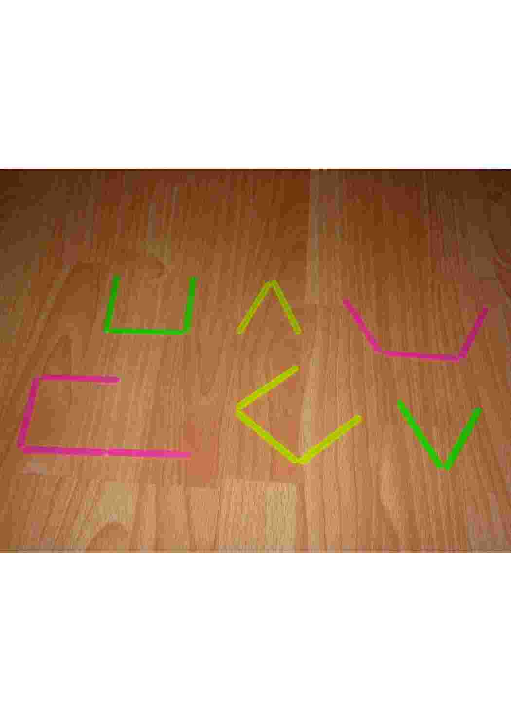 Раскраска геомитрические фигуры