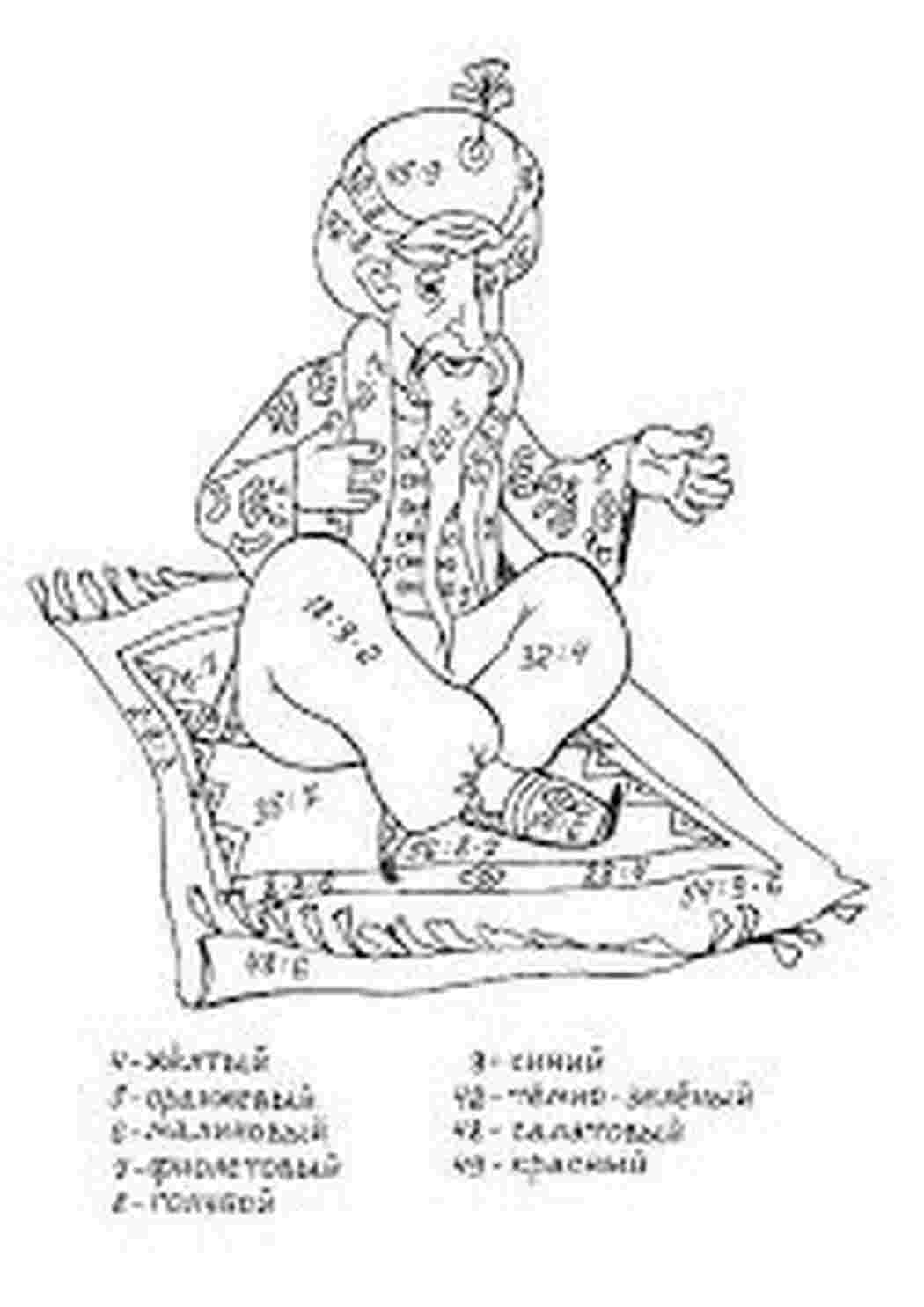 Раскраска Сказки Сказки Лагина 